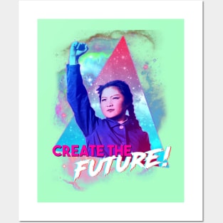 CROW - Create the Future! Vaporwave Posters and Art